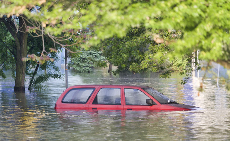 Flooded vehicle: what to do?